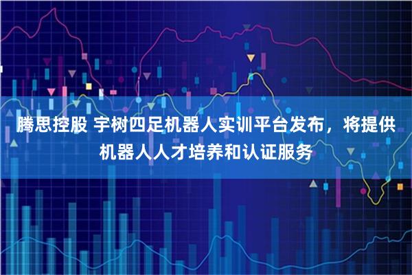 腾思控股 宇树四足机器人实训平台发布，将提供机器人人才培养和认证服务