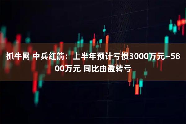 抓牛网 中兵红箭：上半年预计亏损3000万元—5800万元 同比由盈转亏